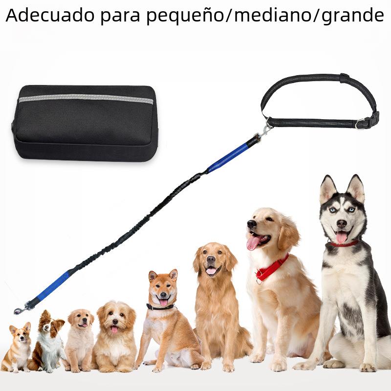 Running Waist Bag Multifunctional Dog Walking Leash for Jogging Hiking Waist Bag Leash for Outdoor Activity