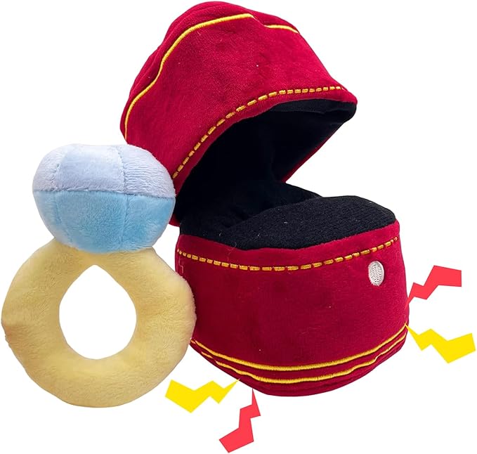 Diamond Ring Case, Stuffed Pet Chew Soft Pet Supplies Dog Toy