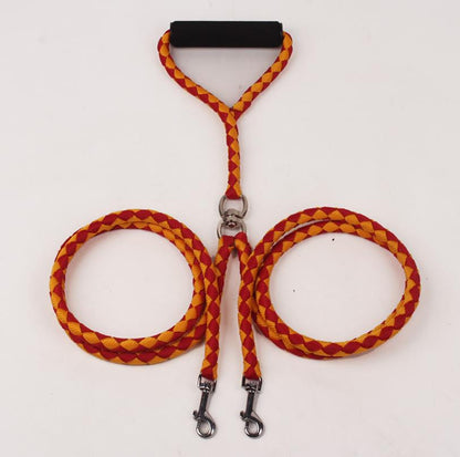 Hand-Knitted Traction Dog Leash – Durable & Stylish