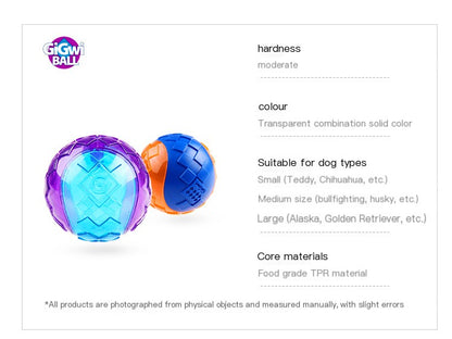 Dog toy ball/vocal pet toy